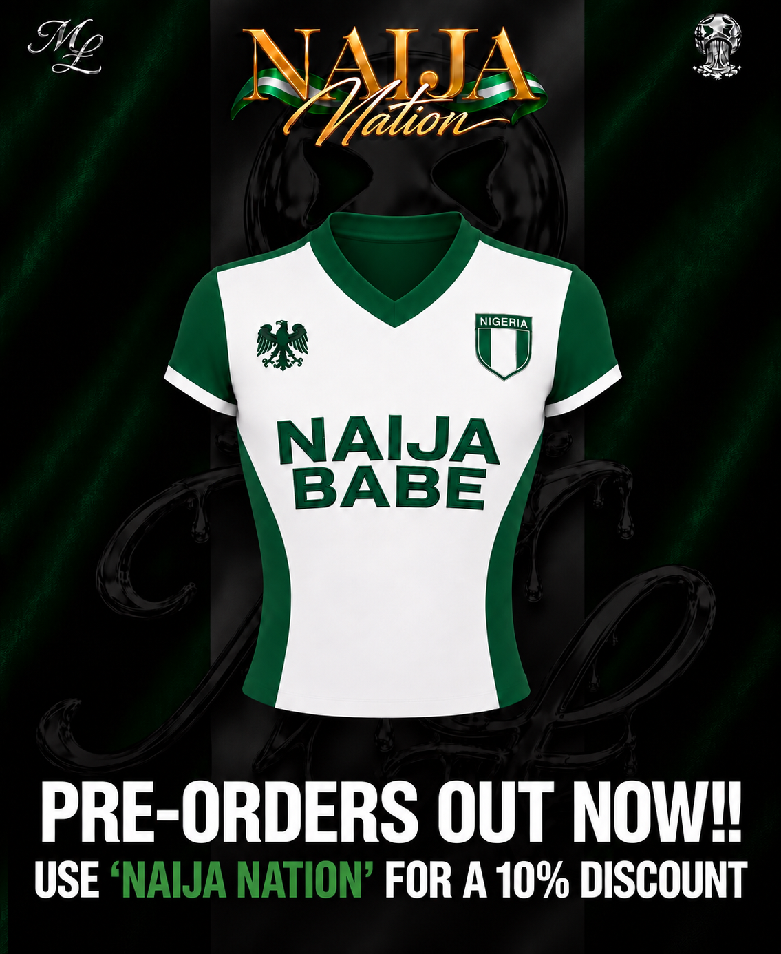 MORELIZZY X BLUTTY DIARES +234 THE NAIJA BABE WAY TEES